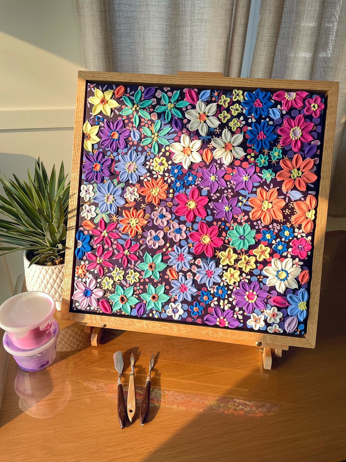 'Garden After Dark' - Original Artwork