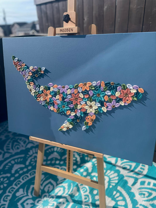 'Ocean Muse' - Original Bloom Whale™ Tail Artwork
