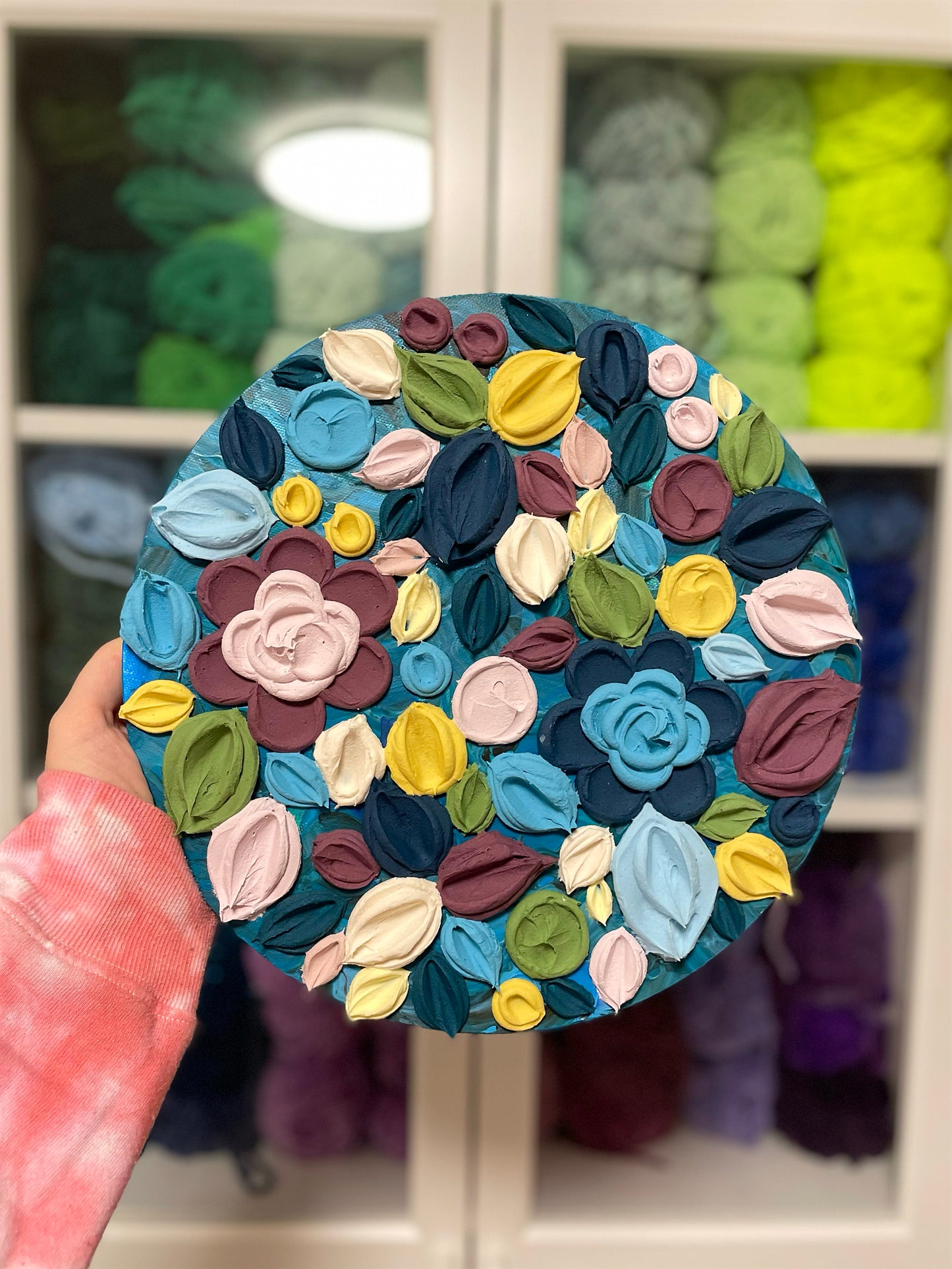 'Crimson & Cobalt' - Original Artwork