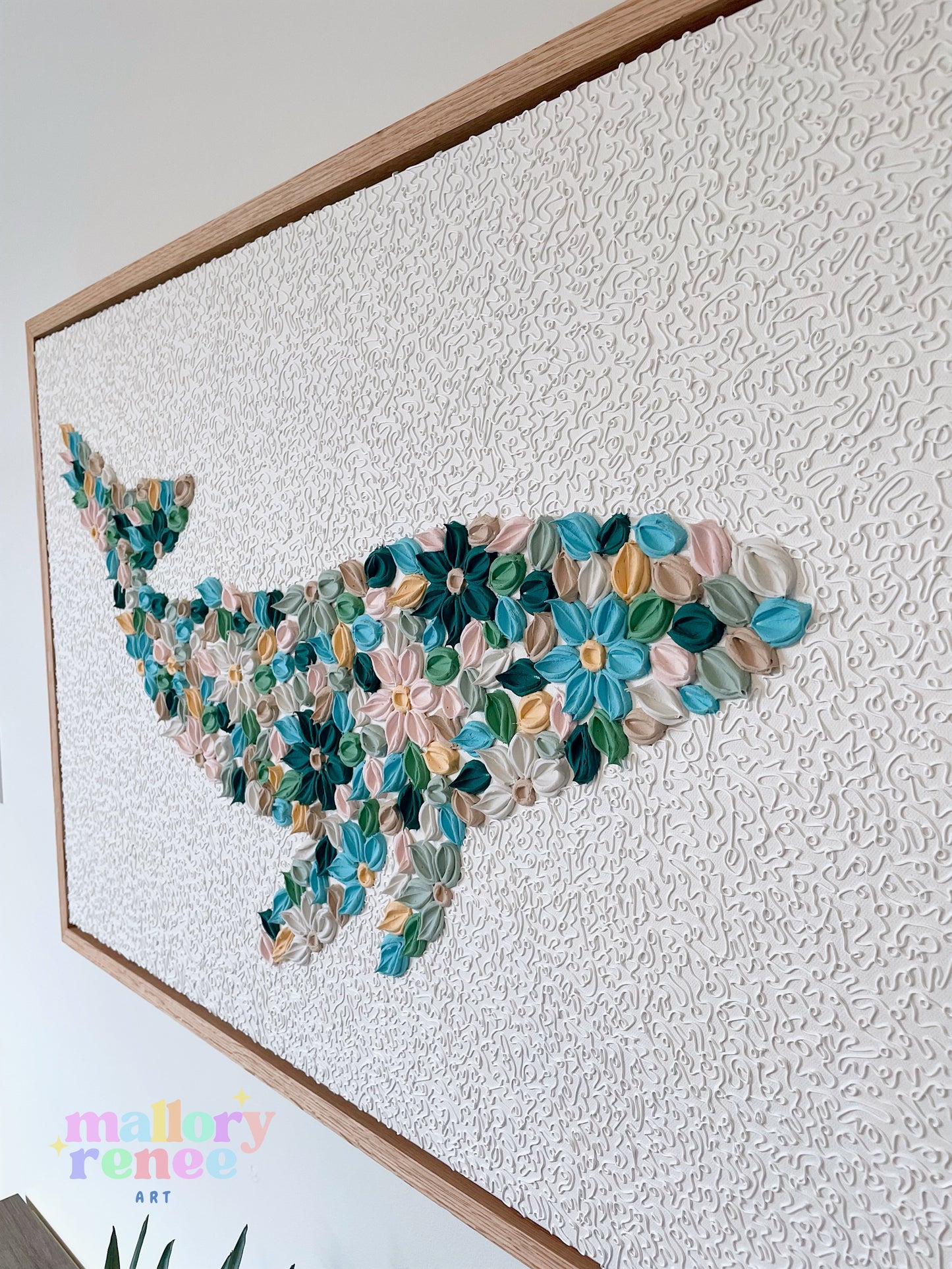 'Bloom Voyage' - Original Bloom Whale™ Artwork