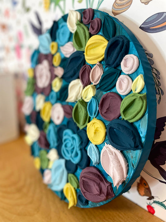 'Crimson & Cobalt' - Original Artwork