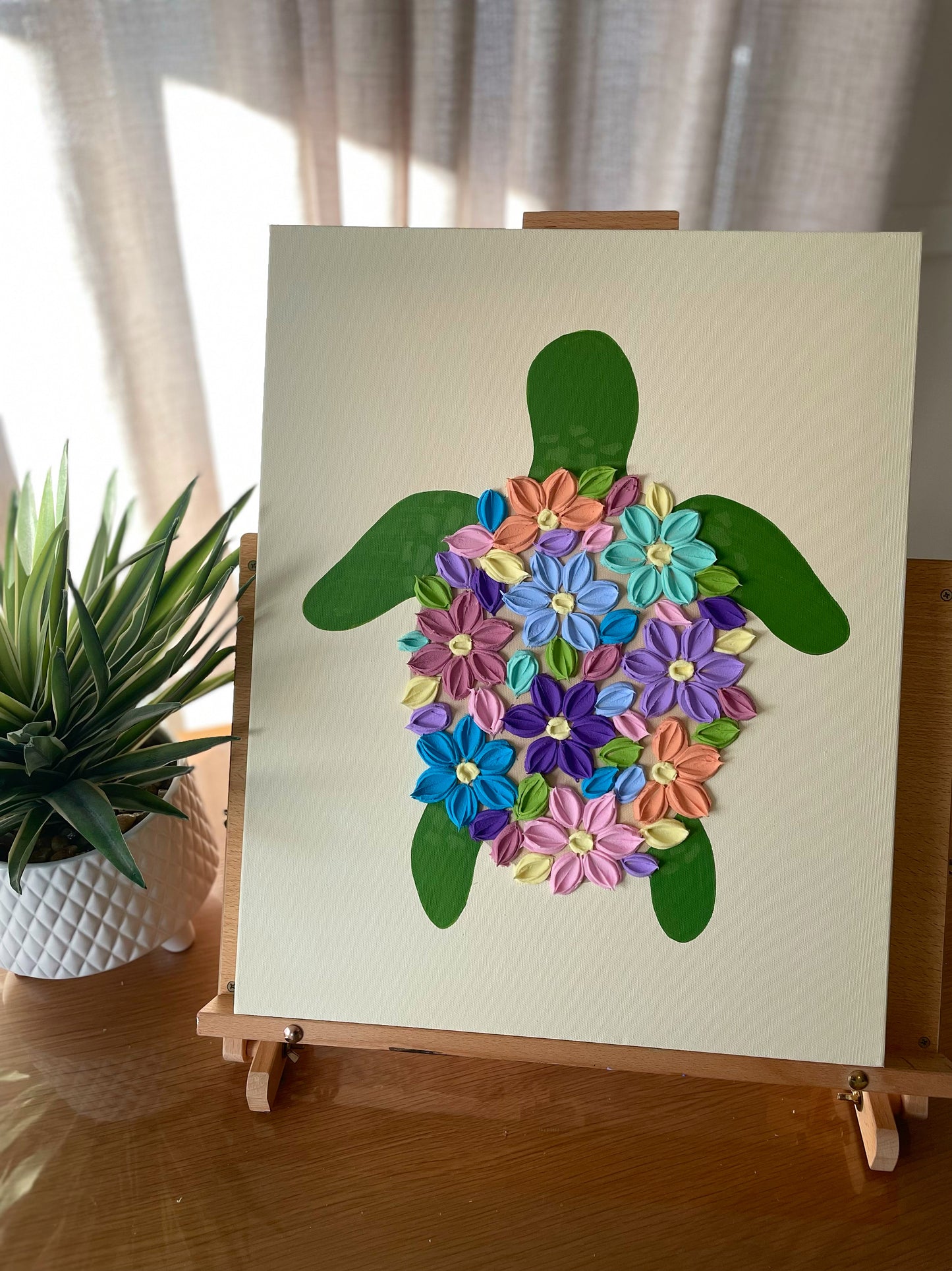 'Ebb & Bloom' - Original Bloom Turtle™ Artwork