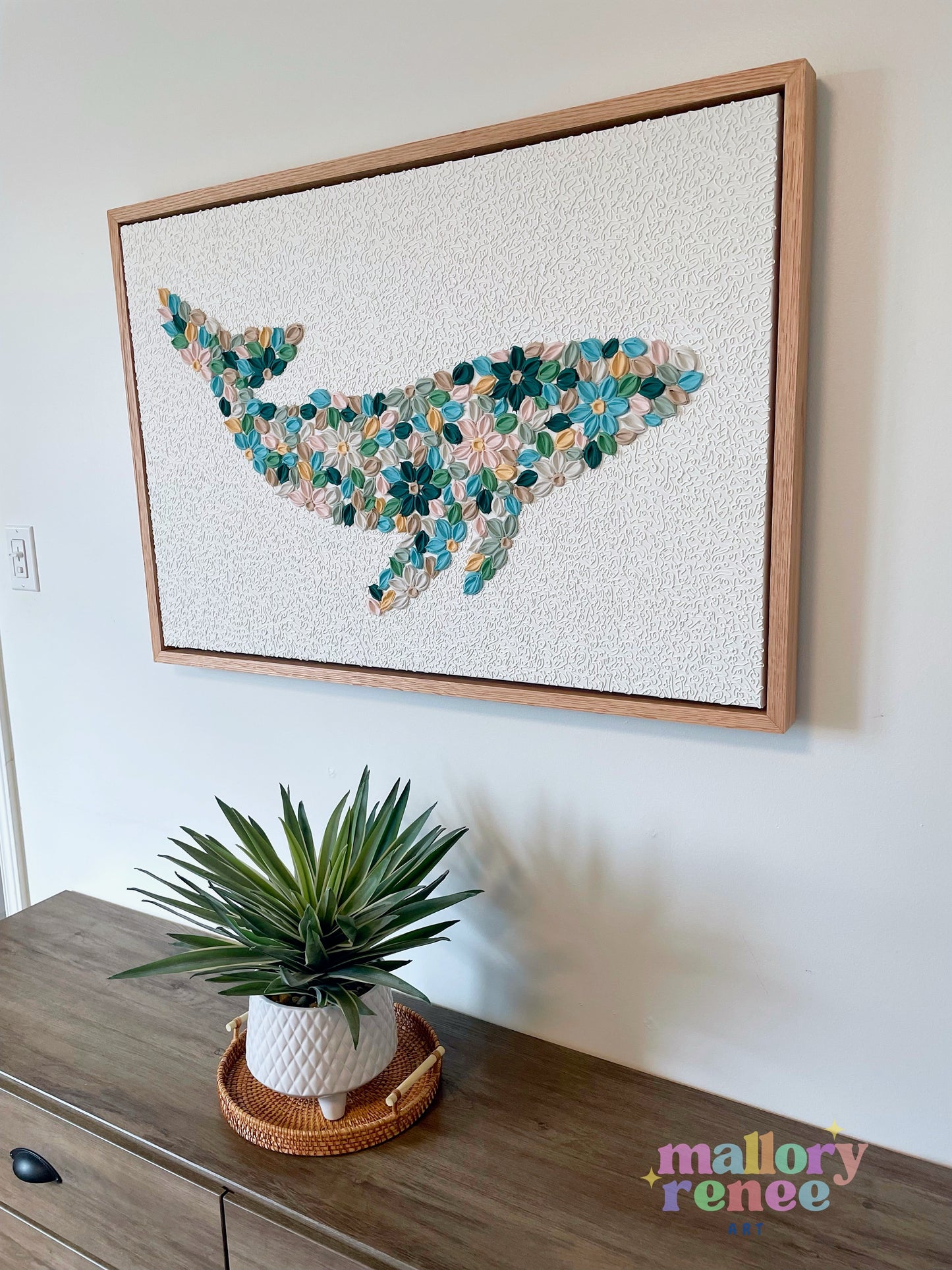 'Bloom Voyage' - Original Bloom Whale™ Artwork