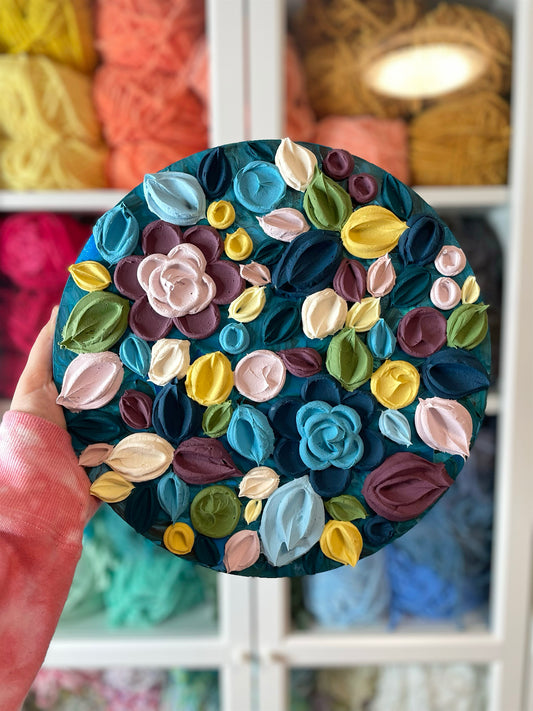 'Crimson & Cobalt' - Original Artwork