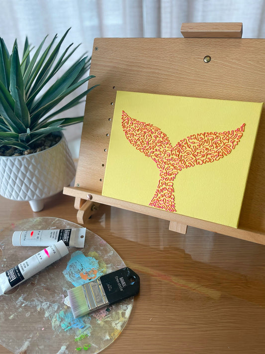 'Whale Whimsy' - Original Artwork