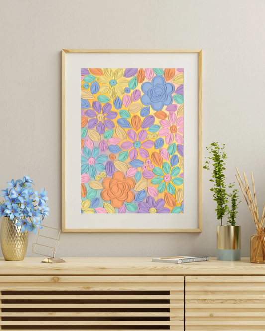 'Petal Play' Print