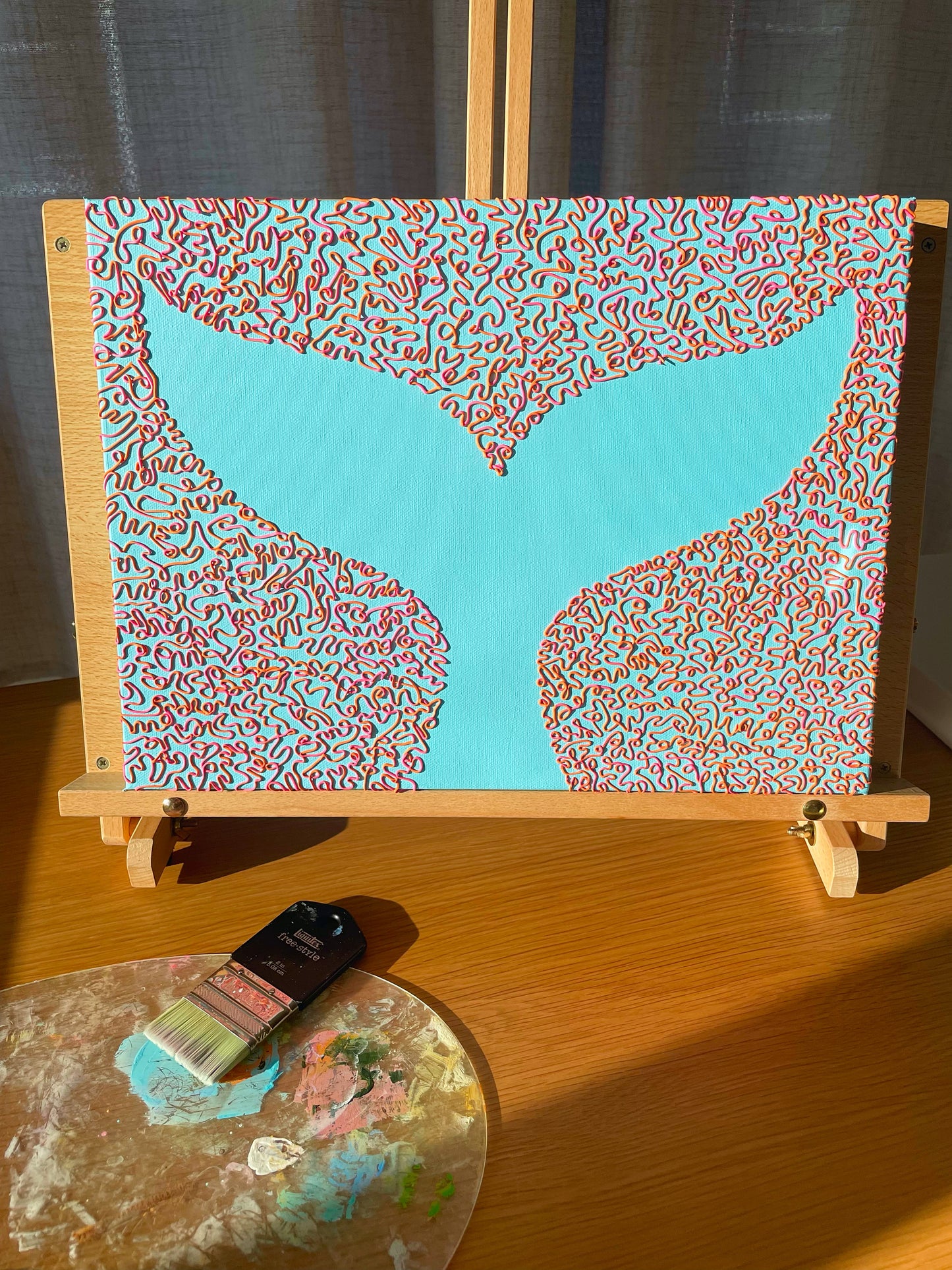 'Sea of Scribbles' - Original Artwork