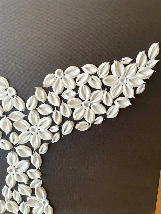 'Cocoa Current' - Original Bloom Whale™ Tail Artwork