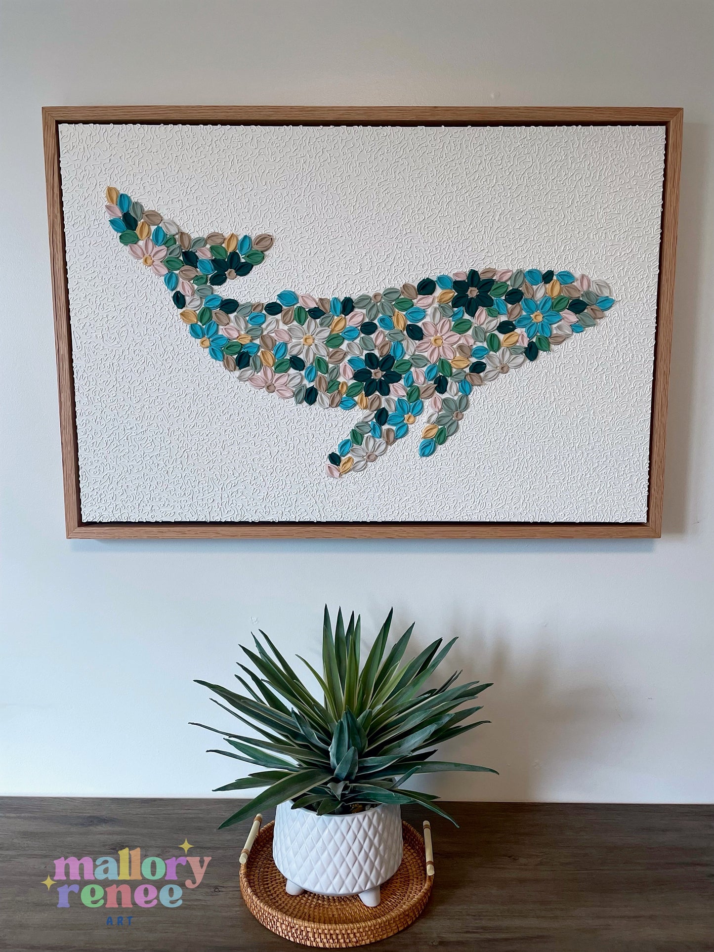 'Bloom Voyage' - Original Bloom Whale™ Artwork