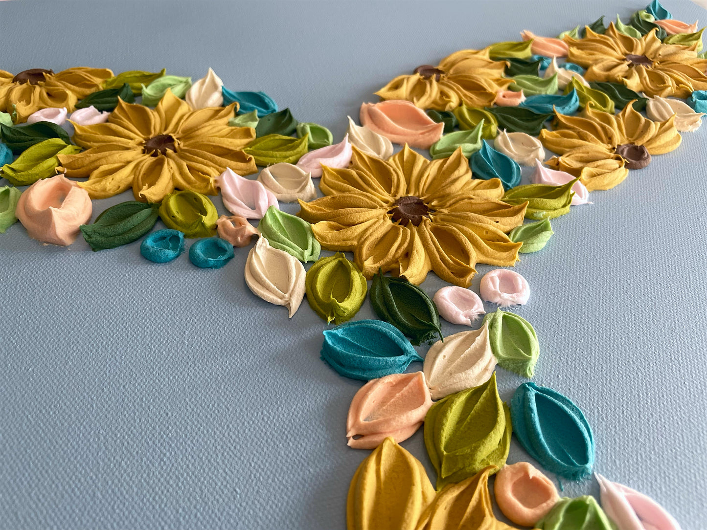 'Golden Seas' - Original Bloom Whale™ Tail Artwork