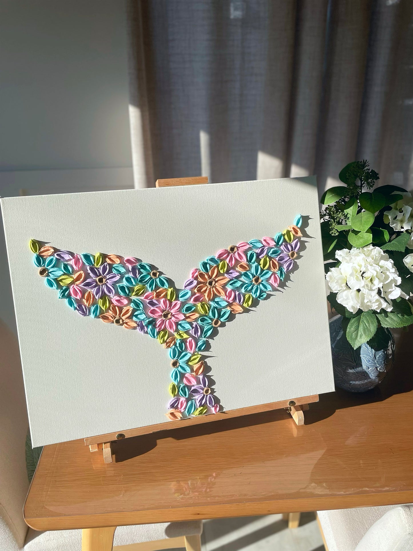 'StarGlow' - Original Bloom Whale™ Tail Artwork