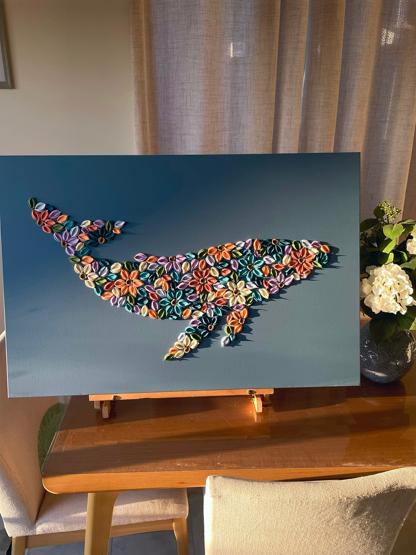 'Ocean Muse' - Original Bloom Whale™ Tail Artwork