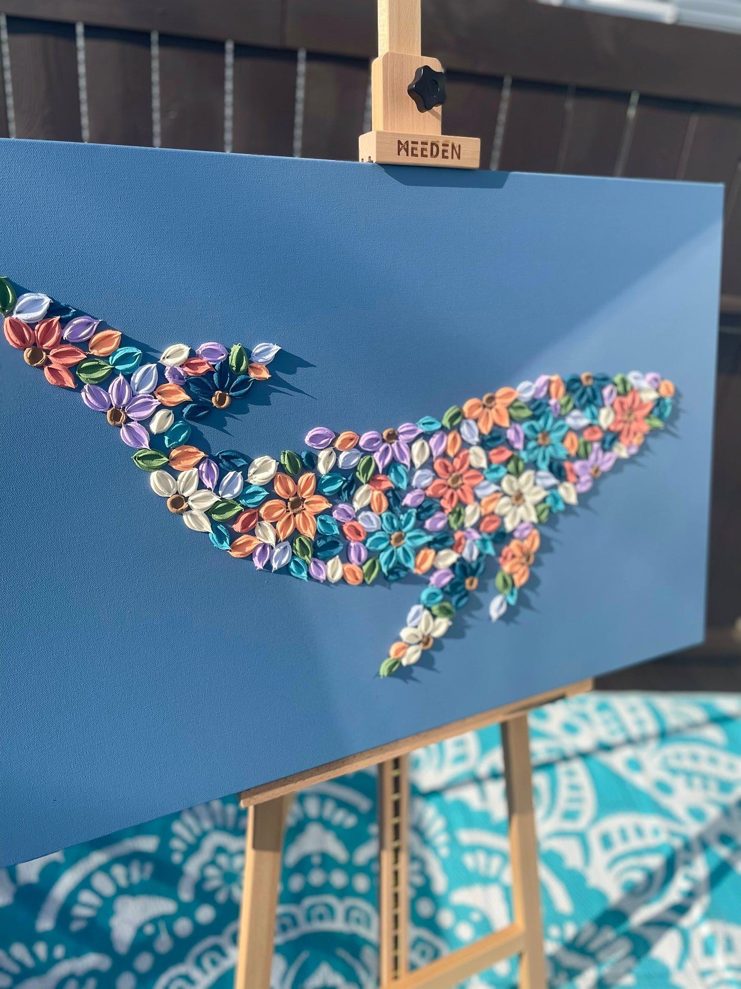 'Ocean Muse' - Original Bloom Whale™ Tail Artwork